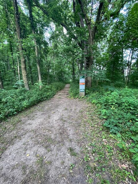 Sign for the Heritage Trail